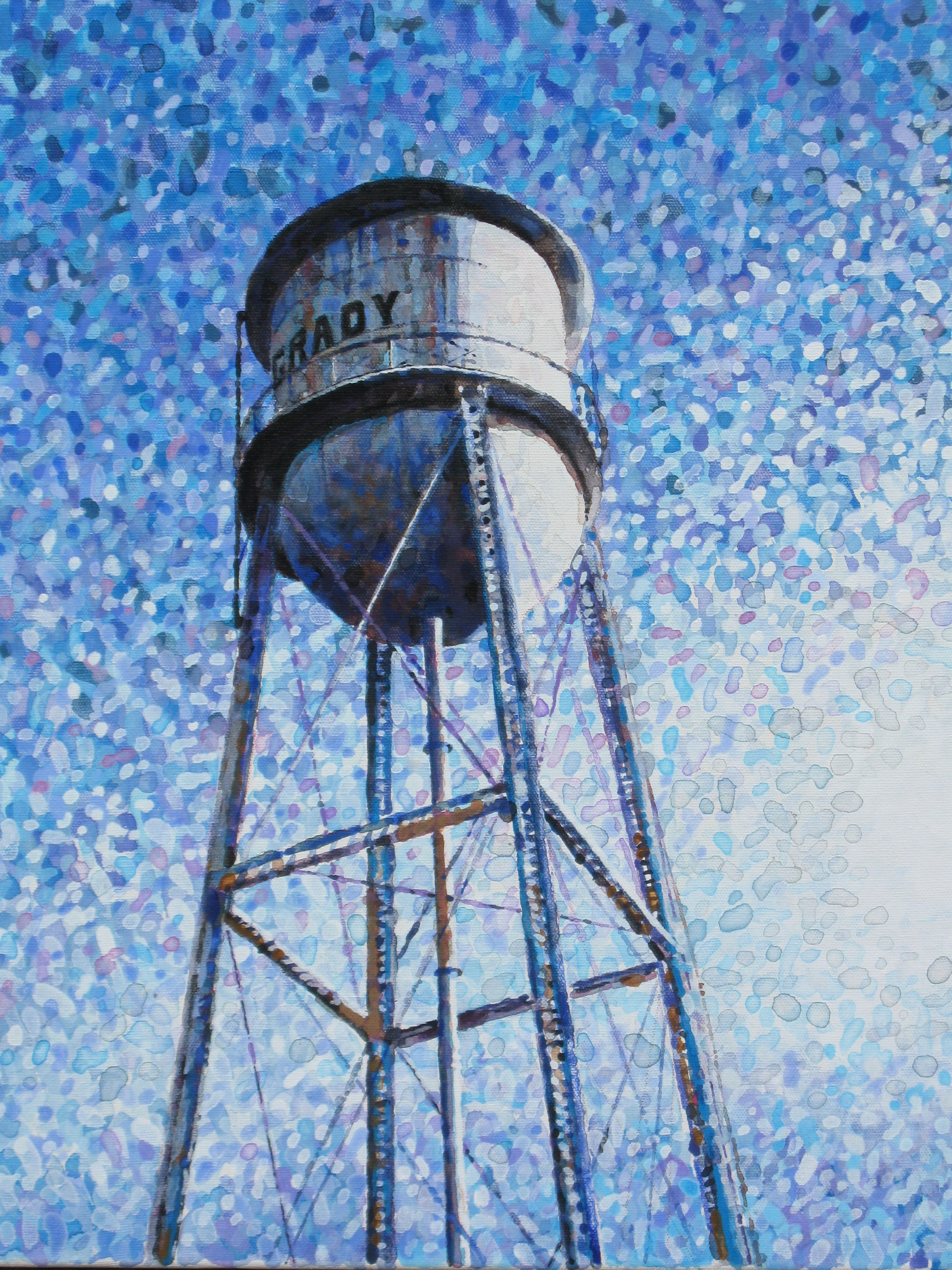 Water tower in Grady, AR